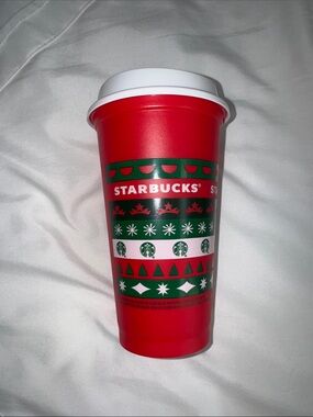 Starbucks Reusable Red Holiday Travel Cup 2020 Edition